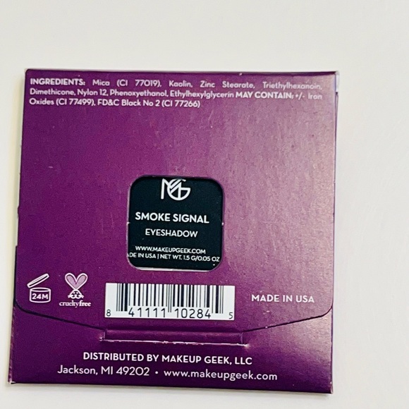 COPY - COPY - 💄SMOKE SIGNAL💄Makeup Geek Signature Eyeshadow NWT - Picture 3 of 3